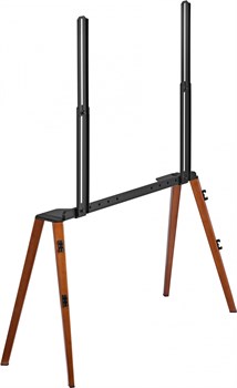 Подставка для телевизора Cactus CS-ST3646BKWN черный/орех 49"-75" макс.40кг напольный - фото 24123