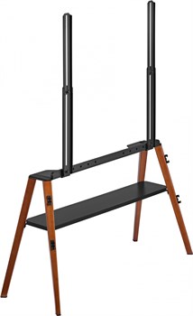 Подставка для телевизора Cactus CS-ST3647BKWN черный/орех 49"-75" макс.40кг напольный - фото 24137