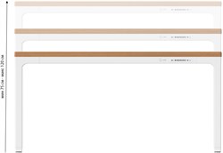 Стол для компьютера Cactus CS-ET-WWD столешница МДФ белый дуб молочный каркас белый, столешница 160x80 см - фото 24149