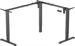 Подстолье Cactus угловое каркас черный (CS-EDXLF-BK) - фото 24202