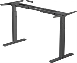 Подстолье Cactus CS-EDLF-BK каркас черный, возможные размеры столешницы: ширина 120-200 см, глубина 60-80 см - фото 24242