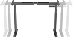 Подстолье Cactus CS-EDLF-BK каркас черный, возможные размеры столешницы: ширина 120-200 см, глубина 60-80 см - фото 24243