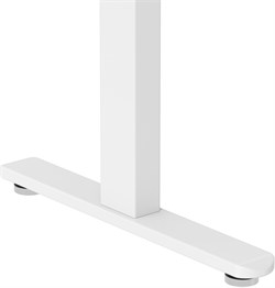 Подстолье Cactus CS-EDLF-WT каркас белый, возможные размеры столешницы: ширина 120-200 см, глубина 60-80 см - фото 24255