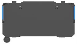 Стол Cactus CS-ED-GBK столешница МДФ карбон каркас черный, столешница 120x60 см - фото 24265