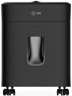 Шредер Cactus CS-SH-D4 с автоподачей (секр.P-5) фрагменты 60лист. 15лтр. скрепки скобы пл.карты - фото 24287