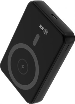 Мобильный аккумулятор Cactus CS-PBFSUA-10000 10000mAh 22.5W 4.5A USB-C беспров.зар. черный - фото 24288