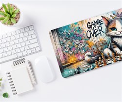 Коврик для мыши Cactus Game Over 900x400x4мм (CS-MP-COR01XXL) - фото 24310