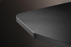 Стол игровой Cactus CS-GMD-BK-RGB столешница МДФ черный каркас черный 136x60x75см - фото 24368