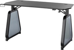 Стол игровой Cactus CS-GMD-BK-RGB столешница МДФ черный каркас черный 136x60x75см - фото 24374