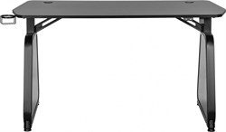 Стол игровой Cactus CS-GMD-BK-RGB столешница МДФ черный каркас черный 136x60x75см - фото 24375