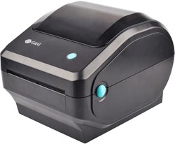 Термопринтер G&G GG-D410 203dpi 152мм/с/USB для печ.накл. черный - фото 24455