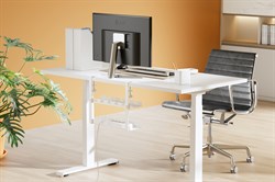 Кабель-канал Cactus CS-CM-400-2WT для столов 40x13.4x34.2см белый - фото 24507