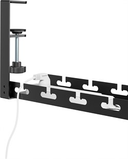 Кабель-канал Cactus CS-CM-700-1BK для столов 72.8x13x19см черный - фото 24510