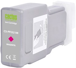Струйный картридж Cactus CS-PFI321M (PFI-321 M) пурп.пигм. для Canon imagePROGRAF TM-250, 255, 350, 355 (55 мл) - фото 24552