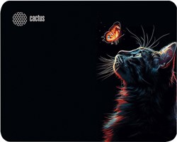 Коврик для мыши Cactus Night Cat 220x180x2мм (CS-MP-P12XS) - фото 24580
