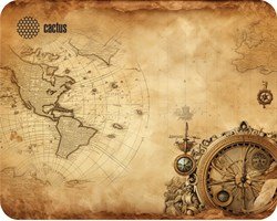 Коврик для мыши Cactus Vintage map 250x200x3мм (CS-MP-D10S) - фото 24599