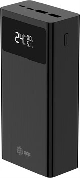 Мобильный аккумулятор Cactus CS-PBFSKA-30000 30000mAh 22.5W 4.5A USB-A/USB-C черный - фото 24627