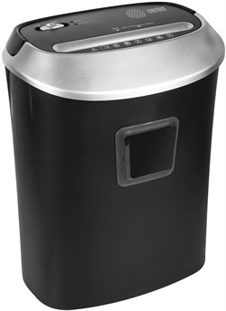 Шредер Cactus CS-SH-P6 черный/серый (секр.P-4) фрагменты 10лист. 21лтр. скрепки скобы пл.карты - фото 24885