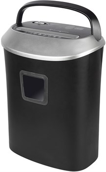 Шредер Cactus CS-SH-P6 черный/серый (секр.P-4) фрагменты 10лист. 21лтр. скрепки скобы пл.карты - фото 24888