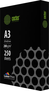 Бумага Cactus CS-LPA3200250 A3/200г/м2/250л./белый CIE170% для лазерной печати - фото 25256
