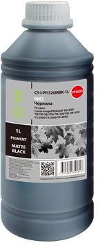 Чернила Cactus CS-I-PFI320MBK-1L (PFI-320/120) черный матовый для imagePROGRAF TM-200, TM-205, TM-300, TM-305;TX-2000, TX-3000, TX-4000 (1'000 мл) - фото 25277