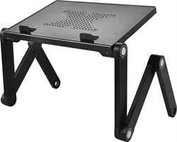 Стол для ноутбука Cactus CS-LS-T8-C черный 26x38см - фото 26519