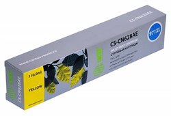 Струйный картридж Cactus CS-CN628AE (HP 971XL) желтый увеличенной емкости для HP OfficeJet X451 Pro 400 series, X451dn Pro, X476 Pro 400 series, X476dn Pro, X551 Pro 500 series, X551dw Pro, X576 Pro 500 series, X576dw Pro (110 мл) - фото 8134