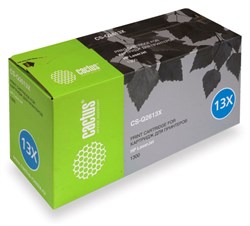 Лазерный картридж Cactus CS-Q2613X (HP 13X) черный увеличенной емкости для HP LaserJet 1300, 1300n, 1300xi (4'000 стр.) - фото 8864