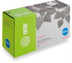 Лазерный картридж Cactus CS-Q6473A (HP 502A) пурпурный для HP Color LaserJet 3600, 3600dn, 3600n (4'000 стр.) - фото 8970
