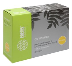 Лазерный картридж Cactus CS-WC3210X (106R01487) черный увеличенной емкости для Xerox WorkCentre 3210, 3210n, 3220 (4'100 стр.) - фото 9511