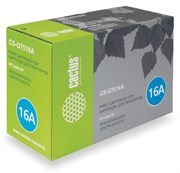 Лазерный картридж Cactus CS-Q7516AR (HP 16A) черный для HP LaserJet 5200, 5200dtn, 5200tn, 5200l, 5200n, 5200lx (12'000  стр.)