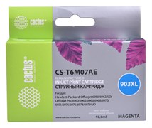 Cтруйный картридж Cactus CS-T6M07AE (HP 903XL) пурпурный увеличенной емкости для HP OfficeJet 6950 (P4C78A), 6960 Pro (J7K33A), 6970 Pro (10 мл)