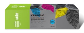 Струйный картридж  Cactus CS-M0J98AE (HP 991) желтый увеличенной емкости для HP PW 755dn, MFP 774dn, 779dn, Pro 750dw, 772dn (250 мл)