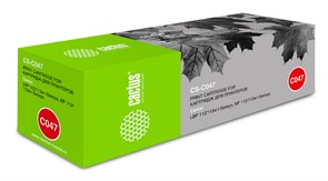 Лазерный картридж Cactus CS-C047 (Cartridge 047) черный для Canon LBP 112 i-Sensys, LBP 113w i-Sensys, MF 112 i-Sensys, MF 113w i-Sensys (1'600 стр.)