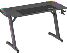 Стол игровой Cactus CS-GTZ-BK-RGB столешница ДСП черный каркас черный, столешница 120x60 см