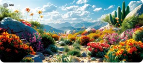 Коврик для мыши Cactus Desert landscape 900x400x3мм (CS-MP-PRO15XXL)