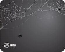 Коврик для мыши Cactus Spider gray черный 250x200x3мм (CS-MP-D13S)