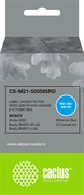 Картридж ленточный Cactus CS-M21-500595RD белый на красном 12.7x6.4 для Brady BMP21-PLUS, BMP21-LAB
