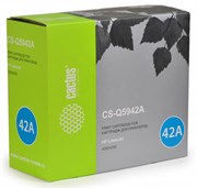 Лазерный картридж Cactus CS-Q5942A (HP 42A) черный для HP LaserJet 4240, 4240n, 4250, 4250dtn, 4250dtnsl, 4250n, 4250tn, 4350, 4350dtn, 4350dtnsl, 4350n, 4350tn (10'000 стр.)