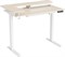 Стол для компьютера Cactus CS-EDL-DWT столешница ДСП светлый дуб каркас белый, столешница 120x60 см - фото 22192