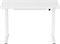 Стол для компьютера Cactus CS-EGD-WWT столешница стекло белый каркас белый, столешница 120x60 см - фото 22200