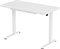 Стол для компьютера Cactus CS-EGD-WWT столешница стекло белый каркас белый, столешница 120x60 см - фото 22201