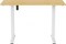 Стол для компьютера Cactus CS-ED-WTBAM столешница бамбук бежевый каркас белый, столешница 120x60 см - фото 23852
